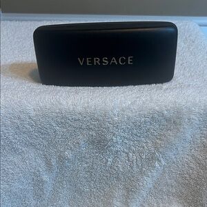 Versace Black Case with Gold Logo